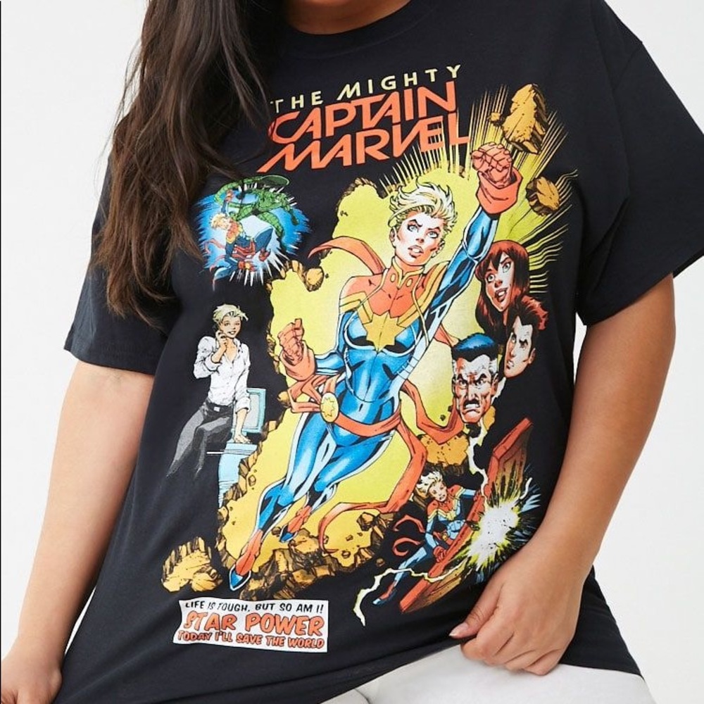 Captain Marvel Graphic Tee
